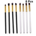 thumbnail image 3 of WHAMVOX 2Set Makeup Brush Set with Assorted Color Fiber Bristles for Natural Makeup and Easy Hold, 3 of 8
