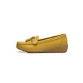 thumbnail image 3 of Rotosw Womens Loafers Round Toe Boat Shoes Flat Flats Nonslip Slip On Moccasins Work Casual Yellow 8.5, 3 of 8