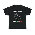 thumbnail image 2 of I'm Not Yelling I'm Italian Italy Flag T-Shirt, 2 of 2