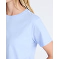 thumbnail image 6 of Free Assembly Women's and Women's Plus Cotton Cropped Boxy Tee with Short Sleeves, Sizes XS-4X, 6 of 8