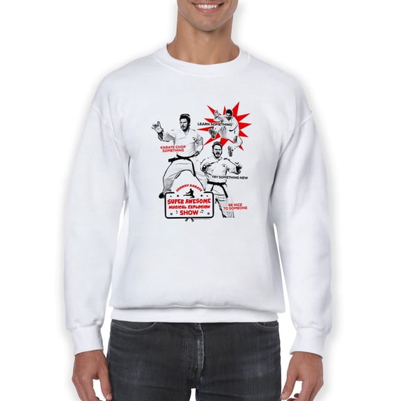 Super Awesome Musical Show Sweatshirt Men Parks And Recreation, Male 5X-Large