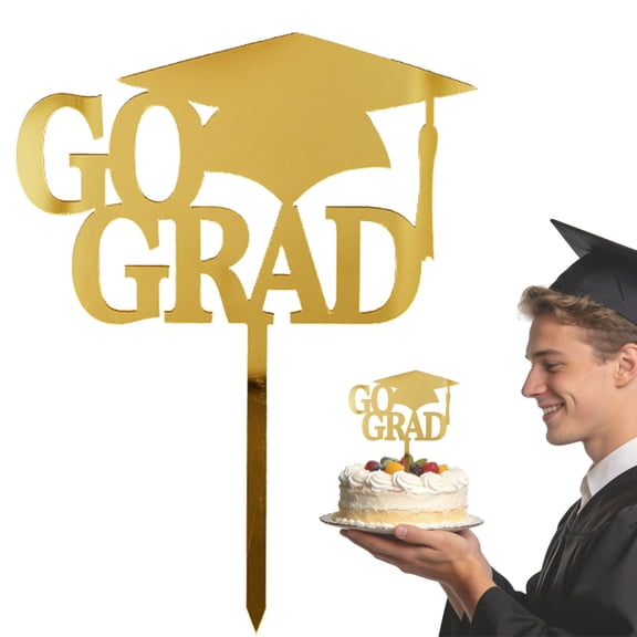 XIPYYKM 1Pc Congratulations 2026 Graduation Cake Topper, Congrats Grad Cake Decor - 2026 College/Senior Graduation Party Decorations Supplies
