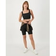 thumbnail image 6 of Hanes Moves Women's Bike Shorts with Internal Pocket, 7.25" Black XS, 6 of 10
