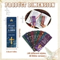 thumbnail image 2 of Neasyth 48Pcs Bible Bookmark with Bible Verses, Inspirational Christian Bookmarks for Women & Men Reading Lover, Church Supplies, 2 of 8