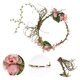 thumbnail image 3 of KAKOWELY Diadema de novia Diadema de flores Tocado de novia de flores para boda Diadema de boda, 3 of 5
