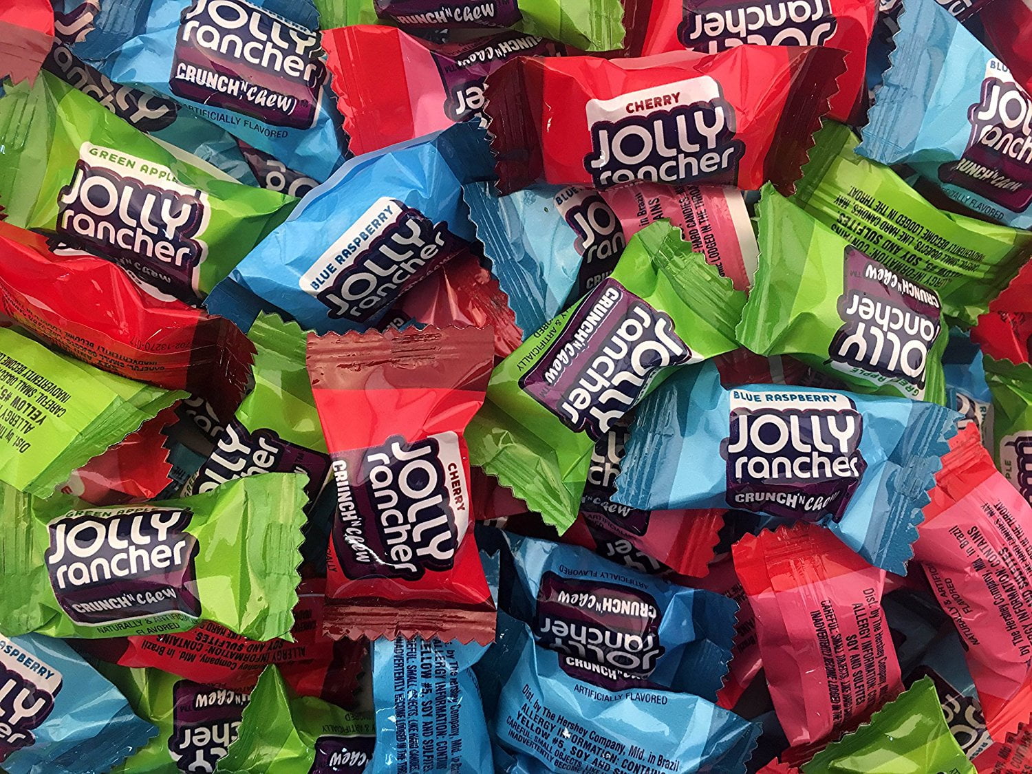Jolly Rancher Crunch 'N Chew Hard Candy (Pack of 16 Ounces)