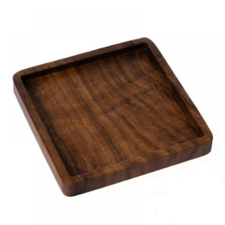 4PCS Wood Drink Coasters For Drinks, Heat Resistant Coffee Table