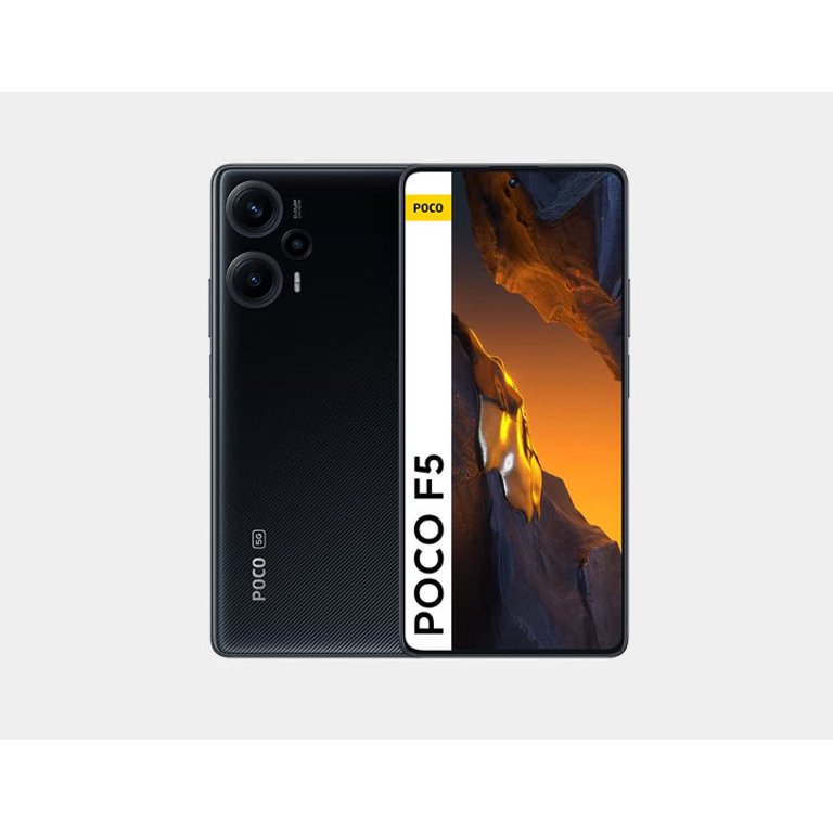 Xiaomi Poco F5 5G Dual 256GB ROM 8GB RAM Factory Unlocked (for  Tmobile/Metro/Mint/Tello in US Market and Global) Mobile Cell Phone Global  - Black