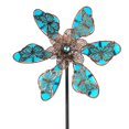 thumbnail image 2 of Cheers Aesthetic Butterfly Pattern Windmill Decor Weather Resistance Beautiful Iron Windmill Statue for Garden, 2 of 2