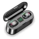 thumbnail image 1 of Auriculares in-ear inalámbricos F9 negro con luz LED, 1 of 8