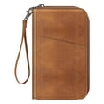 thumbnail image 1 of Funda para pasaporte Fintie Family, piel vegana con bloqueo RFID, 1 of 8