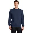 thumbnail image 1 of Port & Company ®  - Core Fleece Crewneck Sweatshirt. Pc78 Xl Navy, 1 of 4