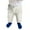 White, variant on XinLfly Baby Soft Jeans Unisex Boy Girl Casual Solid Color with Pocket Pants Little Kids High Waist Long Trousers,White,5T