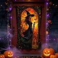 thumbnail image 4 of Cififendec Halloween Witch Printed Door Cover, 70.87" x 35.43", Spooky Fabric Door Banner for Party Front Entry, 4 of 6