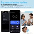 thumbnail image 5 of Photochromic smart AI Wireless Audio Glasses with Built-In Microphone & Real-Time Voice Translation, Compatible with 160+ Languages, Hands-Free Calling & Music Playback smart Glasses, 5 of 14