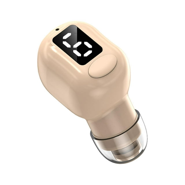 Matsuzay Mini Single Bluetooth Earbud 5.3 Wireless Headset for Smart Phone Cables de audio/vídeo Color de piel
