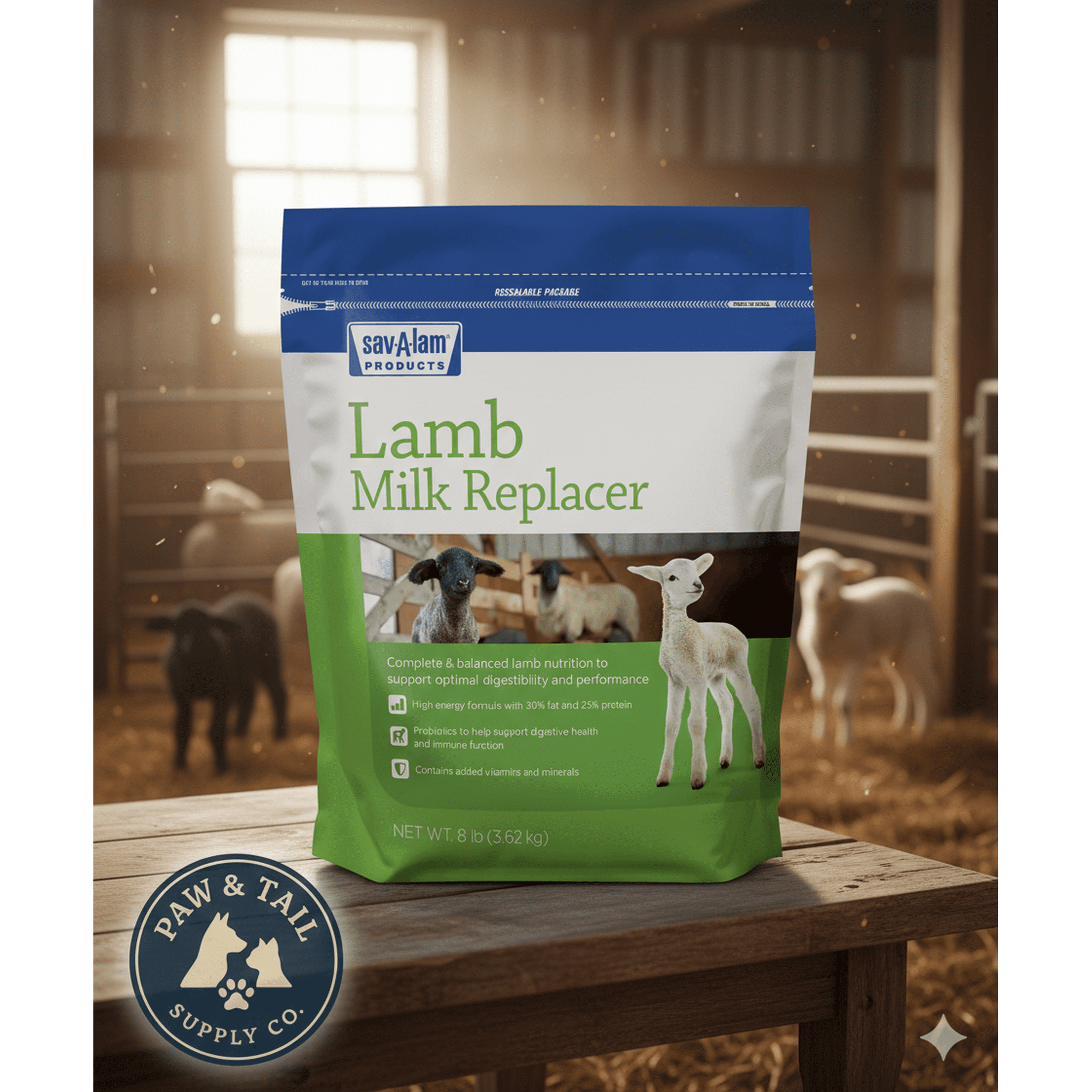Sav-A-Lam Milk Replacer 8 lbs.