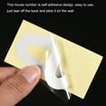thumbnail image 4 of Uxcell Reflective Mailbox Numbers Sticker 0 - 9 Adhesive Address Number Silver 4.13", 4 of 4