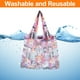 thumbnail image 4 of Bolsa de compras ecológica plegable, bolsa de compras impermeable, bolsa de compras impermeable reutilizable, doblada en una bolsa adjunta para almacenamiento, 4 of 7