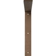 thumbnail image 3 of Ekena Millwork 2"W x 14"D x 14"H Hamilton Steel Bracket, Hammered Dark Bronze, 3 of 11