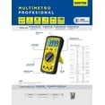 thumbnail image 2 of Multimetro Digital Profesiona Varias Funciones 1000v Surtek SURTEK MUL03, 2 of 3