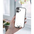 thumbnail image 5 of WIRESTER Shockproof Soft Rubber Cover Case for Apple iPhone 16 6.1" 2024, Animal White Teacup Pomeranian Puppy Dog, 5 of 5