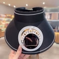 thumbnail image 6 of Solar Fan Wide Brim Sun Visor Hat Unisex Adult Outdoor Cap Solar and USB Dual Power UPF 50 Mesh Fabric Quiet Fan for All Summer Outdoor Activities, 6 of 6