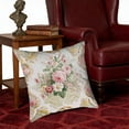 thumbnail image 5 of HuiXinOu Flower Printed Pillow Case with Hidden Zipper, Decorative Cushion Cover for Living Room Bedroom Office, Soft Home Decor, 5 of 6