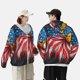 thumbnail image 4 of Fotbe Eagle Head With American Flag Chaqueta con Protección Solar UPF 50+ para Hombre y Mujer, Camisa con Capucha y Bolsillos-Medium, 4 of 7