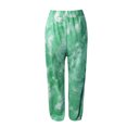 thumbnail image 3 of Gibobby pantalones anchos mujer Pantalones de algodón Casual Pantalones Tinte Mid cintura derecho pantalón Pocket Pantalones sueltos (Verde, M), 3 of 5