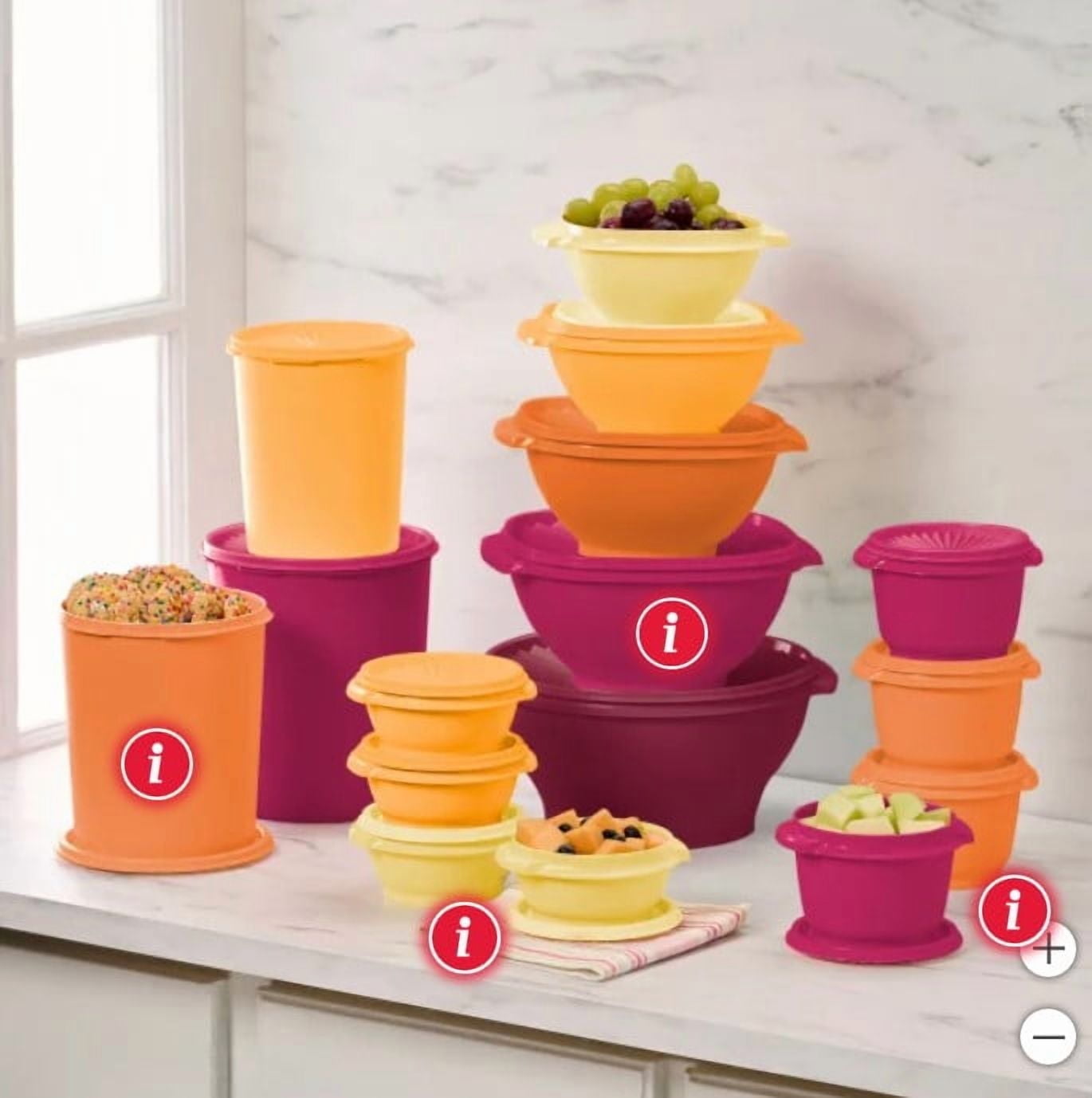 Tupperware Heritage Collection Food Storage Containers, 32-Piece