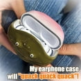 thumbnail image 3 of JKCCZLL Novel Frog Airpod Case Wireless Earphone Protector Cover for Air Pods 4 for Air Pods Pro 2 3 Ugly Toad Earbuds Cases Creative Animals Soft Anti-Scratch Protectors,Unique Gift,orange, 3 of 7