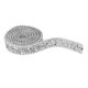 thumbnail image 3 of Rollo de malla de diamante de 1 yarda y 15 mm para envolver cinta decorativa con cristales brillantes (plateado), 3 of 15