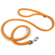 Yellow Dog Design Rope Dog Leash - Colorfast Light Orange - 3/8" Diam x 5 ft Long - for Training, Hiking, and Walking - Made in The USA