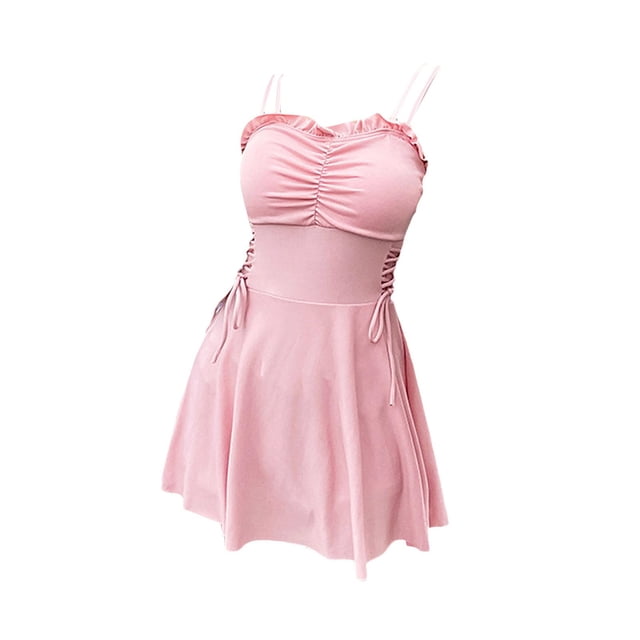 Trajes de baño de moda para mujer Vestido de baño con Traje de baño Rosa XL Sunnimix Traje de baño de las mujeres