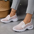thumbnail image 3 of Rokment Women's Mesh Orthopedic Air Cushioned Walking Shoes Comfortable Breathable Arch Support Slip on Nursing Tennis Non-Slip Work Sneakers Sandals, 3 of 8