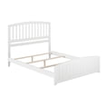 thumbnail image 3 of Lit Plateforme Grand en Bois Richmond avec Pied de Lit Assorti, Blanc, 3 of 6