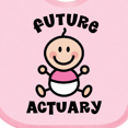 thumbnail image 4 of Inktastic Future Actuary Baby Girl Girls Baby Bib, 4 of 4