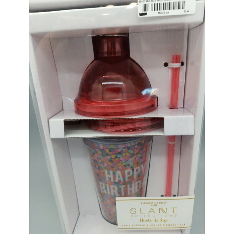 Cocktail Shaker Set - Happy Birthday - Slant Collections