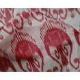 thumbnail image 4 of oneOone Silk Tabby Fabric Swirl Ikat Print Fabric By The Yard 42 Inch Wide, 4 of 4