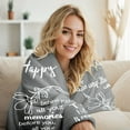 thumbnail image 2 of Birthday Gifts for Women, Birthday Gifts for Women Friendship Unique, Happy Birthday Gifts for Her Men Mom Grandma Wife, Best Birthday Gift Ideas, Happy Birthday Decorations Throw Blanket 50"x60" Red, 2 of 5