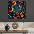 thumbnail image 4 of OWNSERIES Colorful Note Pattern Canvas Wall Art Paintings for Living Room Canvas Frameless Print Wall Artworks Bedroom Decoration office Wall decor, 4 of 5