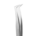 thumbnail image 4 of Rupoun Stainless Steel Eyelash Extension Tweezers High Precision Pointed Fake False Lash Grafting Tool Silver Tone Ergonomic Grip 5.94 inches / 15.1 cm 6A-SA, 4 of 5