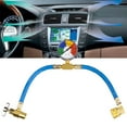 thumbnail image 2 of Car A/C Recharge Measure Set Gas Gauge With Filling Hose For R134A Air Conditioning Recharge Measure Meter Tool Auto Parts, 2 of 12