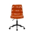 thumbnail image 3 of Porthos Home Egon Swivel Office Chair, PU Leather Upholstery, Armless, 3 of 7