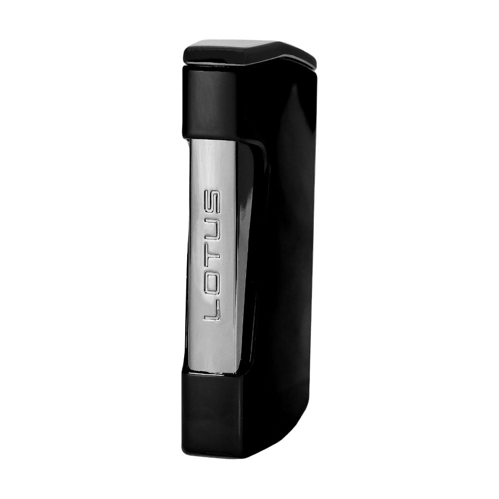 Lotus Chroma Dual Torch Lighter with Punch Cutter - Black