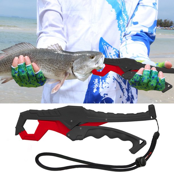 Fish Lip Gripper Saltwater, 9.4" Catfish Grippers Pliers, Fish Grabber