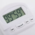 thumbnail image 2 of 1pc LCD Home Digital Count Up Down Kitchen Cooking Timer Magnetic Electronic Alarm AAA Battery Kitchen Tools Gadgets White Black, 2 of 7