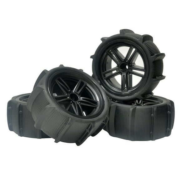4Pcs 115Mm Snow Sand Tire Tyre Wheel for Xinlehong 9125 9116 XLF X03 X04 124019 104001 104009 RC Car Parts