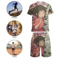 thumbnail image 4 of Kids Spirited Away Short Sleeve T-Shirt And Shorts Outfit Set Athletic Mesh Shorts Set for Boys, 4 of 7